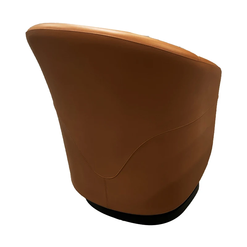 French Luxury Bedroom Swivel Chair with Minimalist Backrest Dressing Chair Customisable Small Sofa Home Furniture