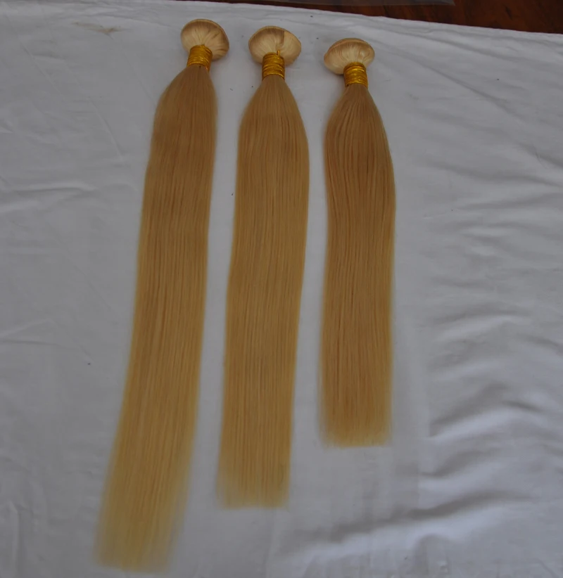 
Russian hair wholesale distributors cheap Price 613 blonde original brazilian virgin human hair bundles hair weft 