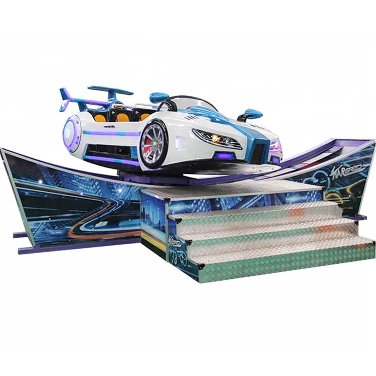 Trailer Amusement Rides Track Sliding Speed Mini Flying Car Games Electric Flying Car