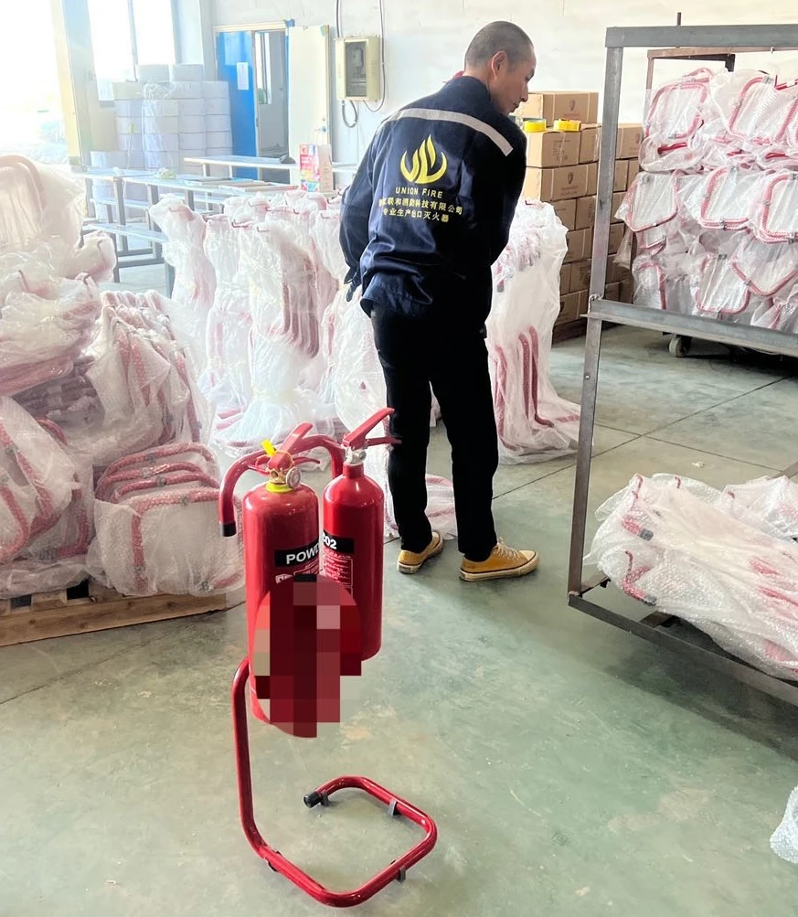 Metal One Hook Two Hooks Red Color Fire Extinguisher Metal Stand