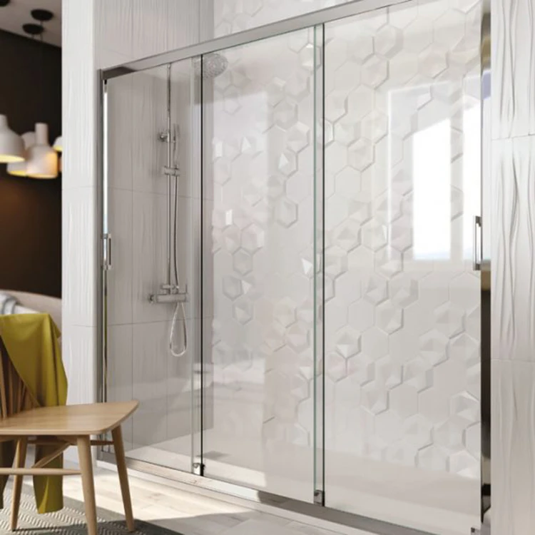 High Quality Bypass Door Glass Sliding Shower Enclosure Bathroom