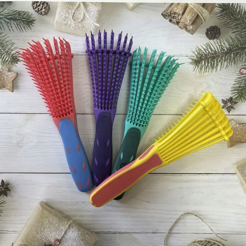 Nylon Boar Bristle Brushwith Brisltes Flexi Finger The Professional Thick Curly For Natural New Arrival Detangler Hair Brush