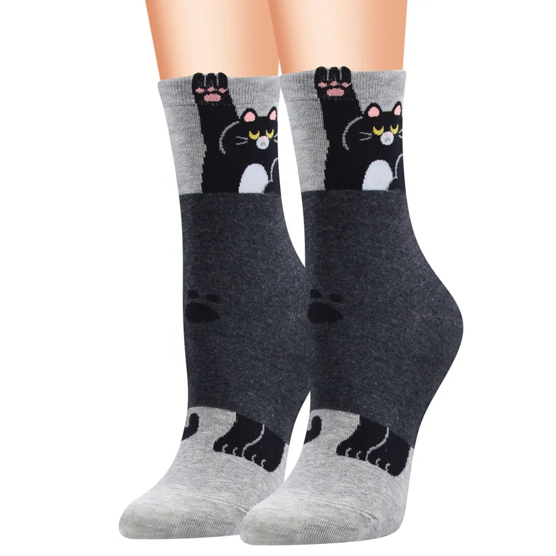 Cute Cartoon Garfield Women Cat Socks For Cat Lovers New cartoon Funny animal pattern socks