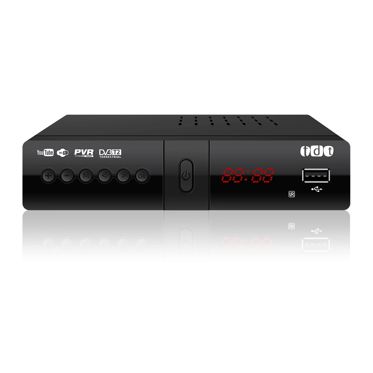 Digital Receiver free to air DVBT2 receptor tdt decodificador tv tuner docoder stb set top box