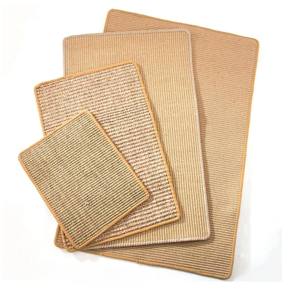 Natural Sisal Cat Scratching Mat Durable Pet Bed Cushion Mat Cat Furniture Couch Carpets Protector Cat Scratch Pad