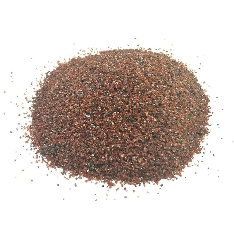 30/60 Mesh garnet high hardness high density abrasive blasting Garnet