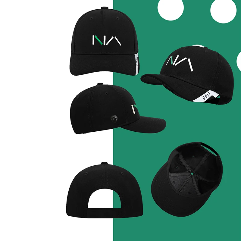 
Hat and Cap with Embroidery golf sport hat white golf cap 