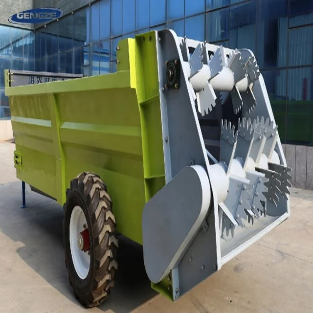 Farm Tractor attachment Manure Spreader Trailer Atv distributing compost solid organic muck for sale