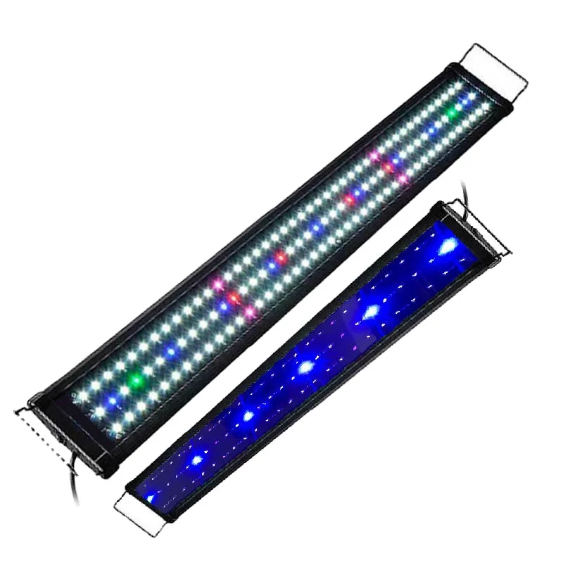 Aquarium LED light Full spectrum adjustable lighting Water Plant Grass LED Light Aquarium Fish Tank Lamp