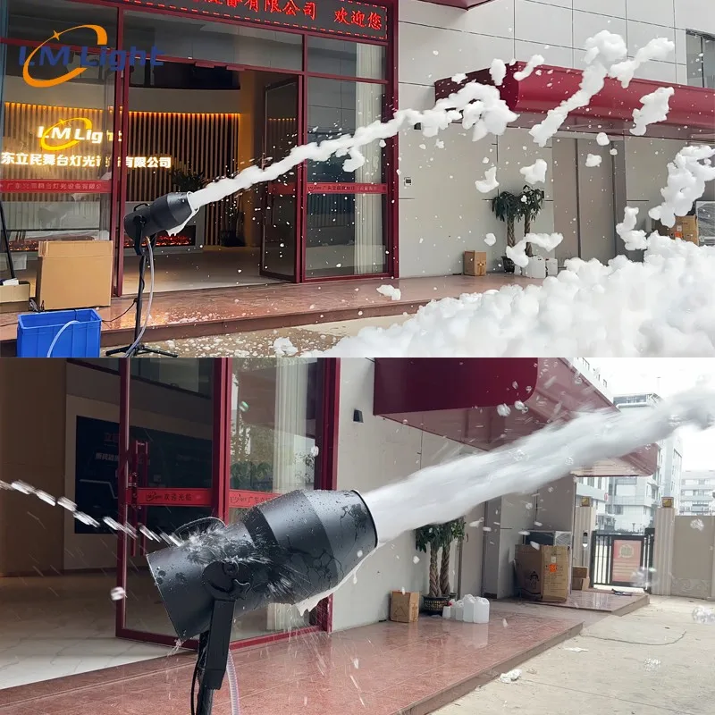 2024 new style hot sell LM 1500W waterproof foam machine for parties spray cannon party foam machine for swimming pool party