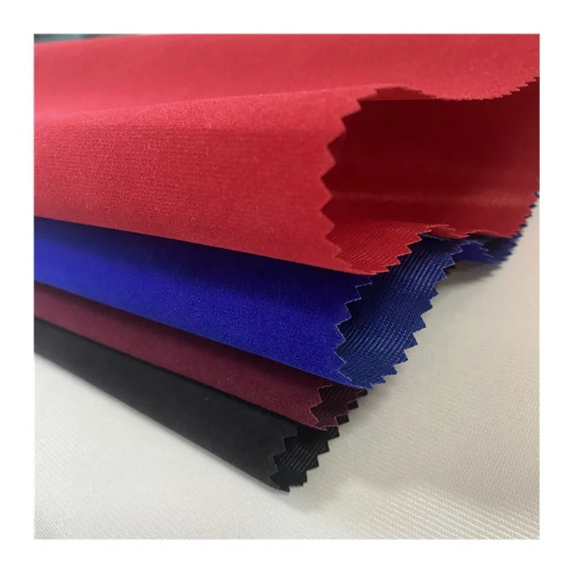 factory maded 20%nylon 80%rayon flocking fabrics stripes designing use for jewelery box
