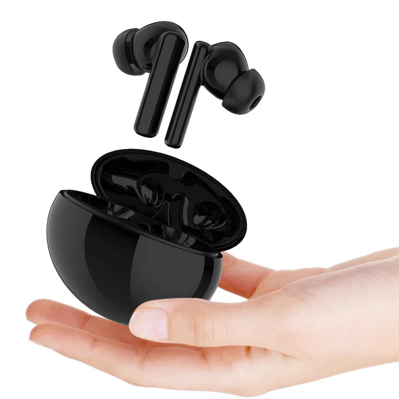 COOYEE Patent W4 Bluetooth Earphone Small and Round Charging Case Leisure Sports Headphones, 8MM Composite Membrane Bass