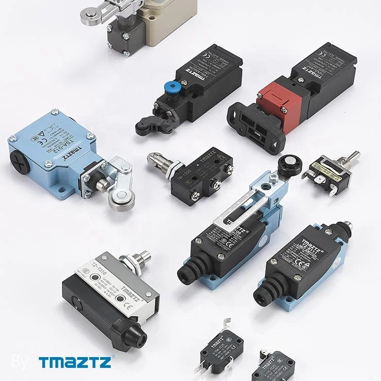 TuV&RoHS certification TZ-8108 AZ-8108 Limit Switch 380VAC/15A ME Series Waterproof with Plastic/Stainless steel roller