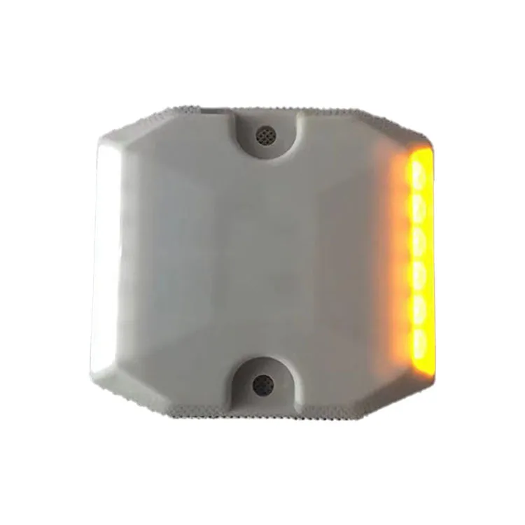 24V LED Active Road Stud Light Waterproof IP68 Tunnel Outline Sign Light Tunnel Induction LED Raised Road Sign