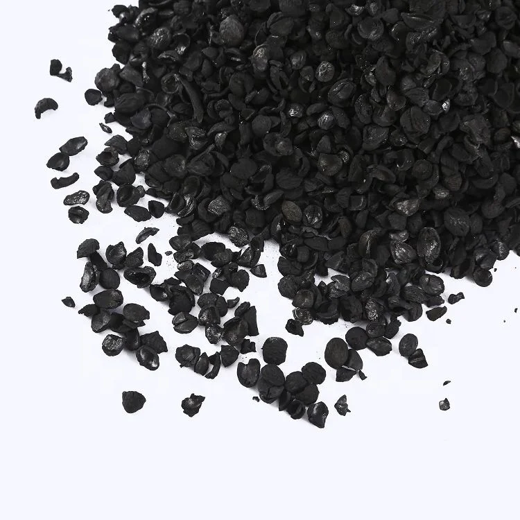 CAS 7440-44-0 Drinking Water Treatment 99.9%min Black particles Granular Nutshell activated carbon