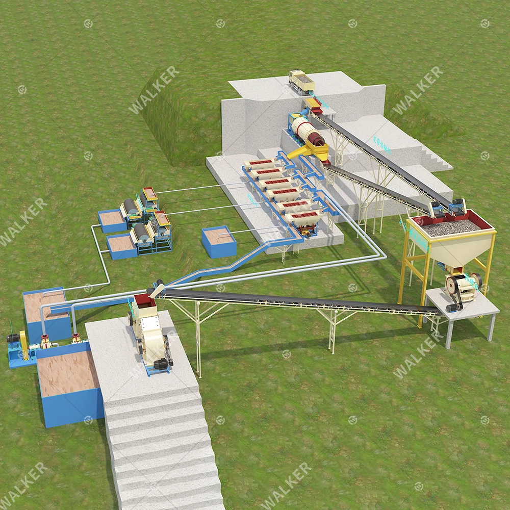 Gravity Separation Mineral Stone Processing Machine Manganese Ore Separation Plant