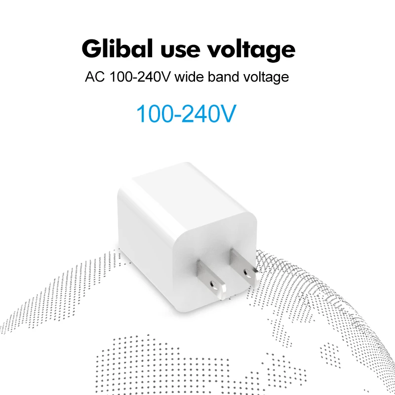ETL Certified 5V 2.4A USB Wall charger Fast charging Home cube 2 USB travel home charger