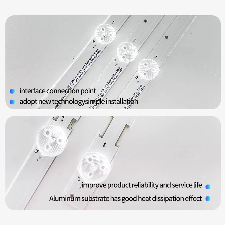 Factory selling LED BackLight for 32inch ROW2.1 REV 0.9 32LN/LA LC320DXE-SFU2 LC320DUE 6916L-1205A/1295A LED TV Backlight For TV