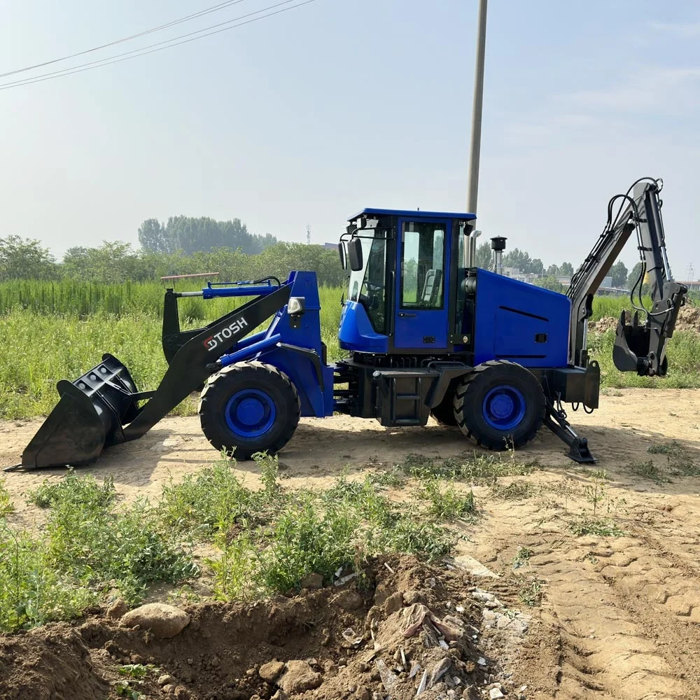 TOSH Mini Tractor With Front Loader And Backhoe Optional Accessories