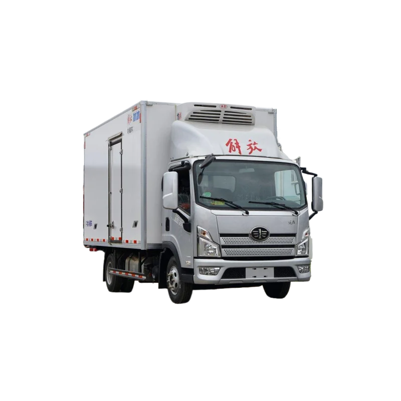 New truck 160 horsepower 4X2  Refrigerated truck  For adult Jiefang Lingtu