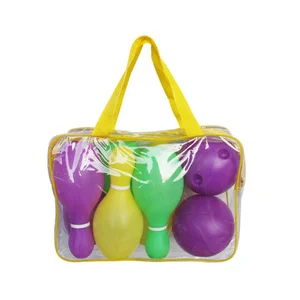 Wholesale Eco Friendly Kids Beach Skittles Toys plastic Bowling Ball with