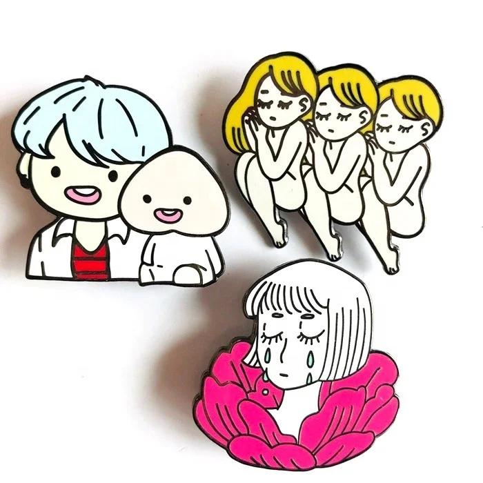 Factory Price Custom Metal Logo pins Zinc Alloy  Gold Company Logo Pin soft/hard Enamel Pin