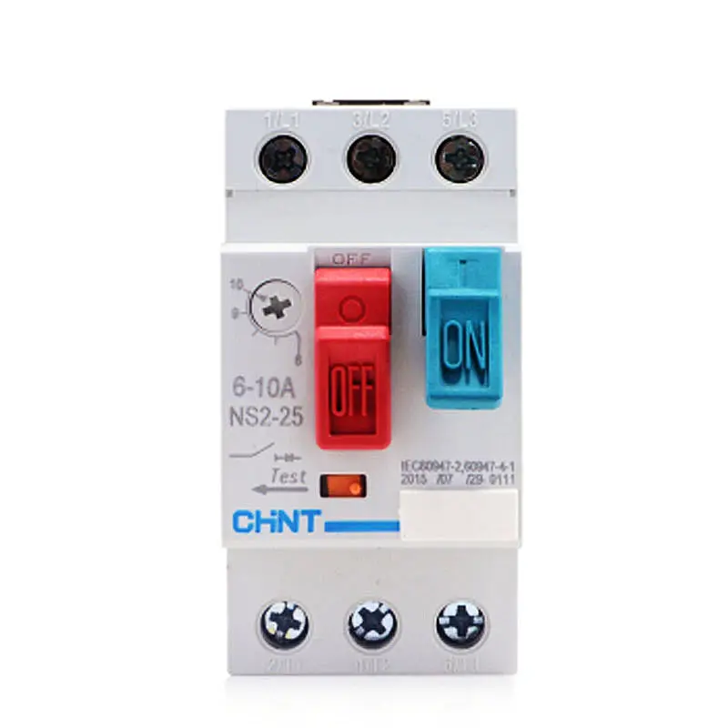 CHNT Chint защиты двигателя размыкатели цепи NS2-25 1 6-2.5A 2 5-4A 4-6.3A 6-10A 9-14A