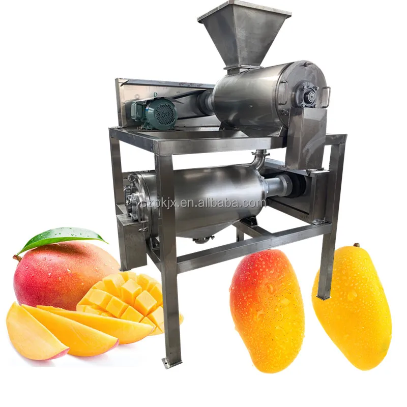 Strawberry Juice Making Strawberry Juicer Pulp Machine Watermelon Pulping Machine Lichi Fruit Pulp Processing Machine