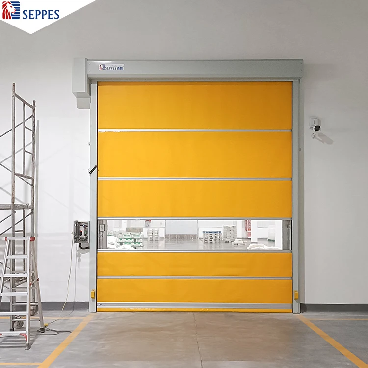 quick partition high speed roll up door isolate pollution high speed pvc door warehouse fast rolling door