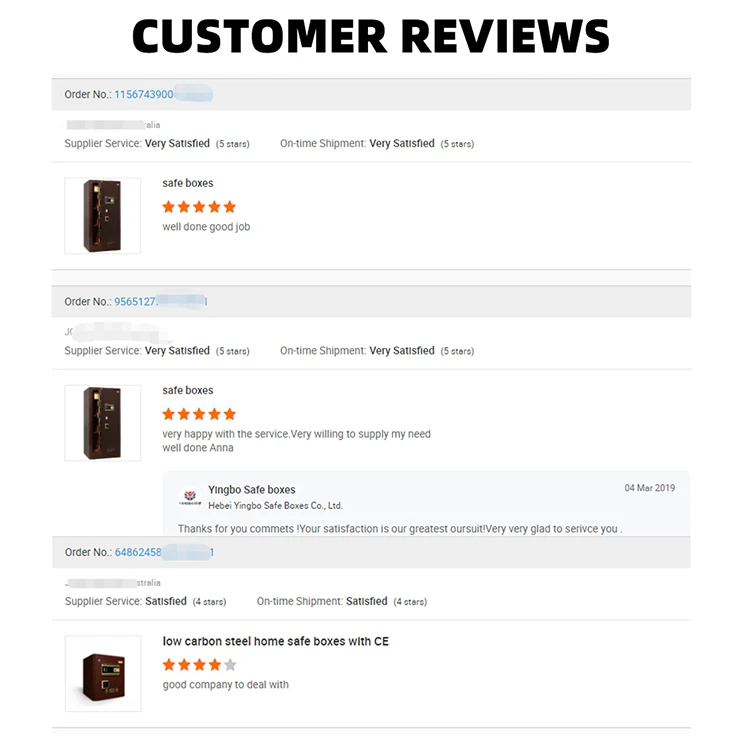 Yingbo safes fingerprint double alarm  luxury interior safe box