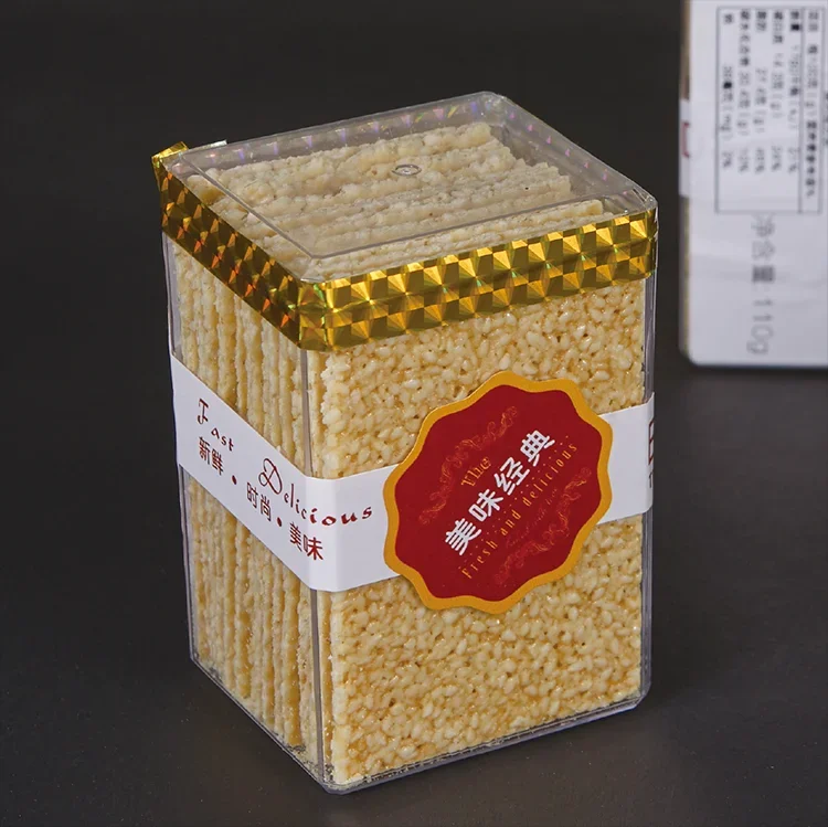 Customised baklava sushi truffle chocolate bar plastic packaging tiramisu dessert candy biscuit mousse cake boxes
