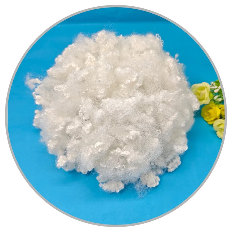 China HCS hollow conjugated polyester staple fiber recycled low price