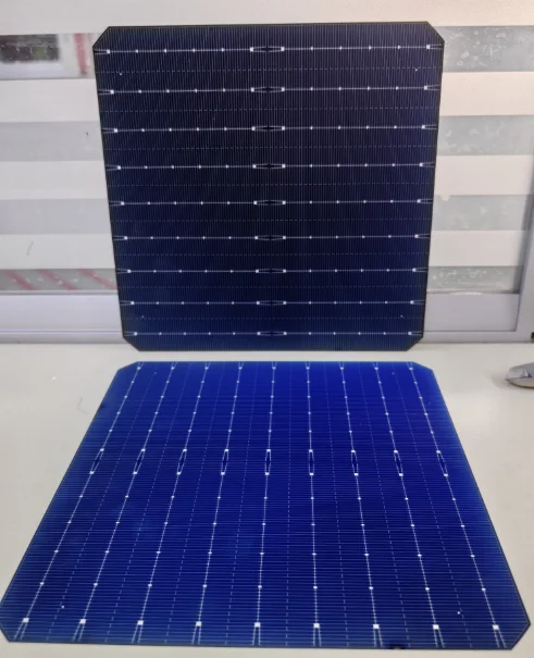 with high efficiency solar mono-crystalline 166mm*166mm solar cell 9bb photovoltaic solar wafer for DIY solar power system