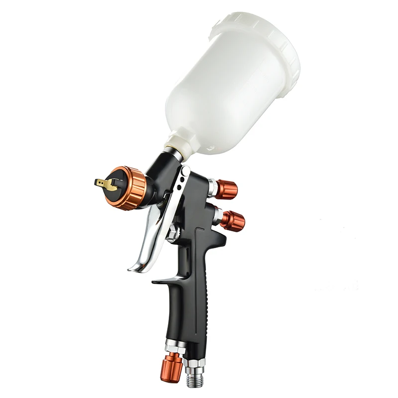 WZAUTO Black Hvlp Spray Gun 1.0mm/1.2mm Nozzle Pneumatic Sri Sprayer Paint Mini Spray Guns Airbrush For Painting Car