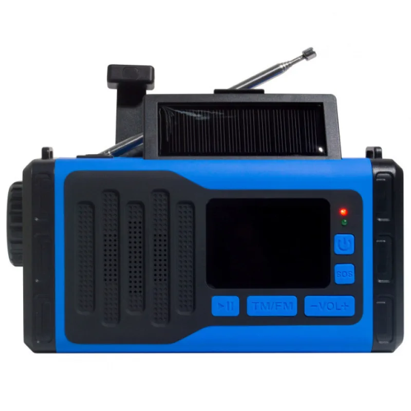 Good selling solar portable radio IPX4 Waterproof 5000mAh mobile power outdoor camping radio