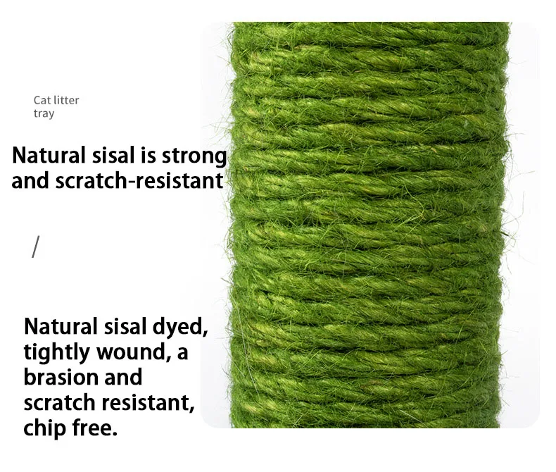 Wholesale New Fashion Green Cactus Shape Pet Cat Scratching Post Cactus Cat Scratcher Tree