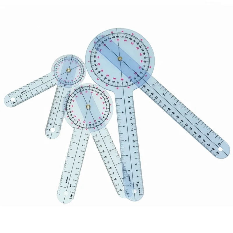 6inch, 8inch, 12inch Angle Medical Ruler Spinal Goniometer Angle ruler