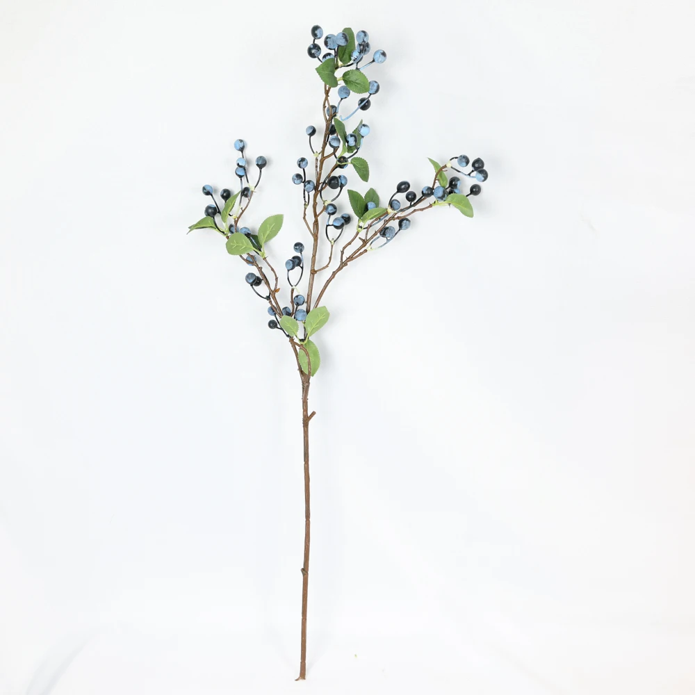 Christmas Tree Decoration Artificial Glitter Berry Stem Ornaments Glitter Twigs Branch Home Holiday Wedding Party Supplies