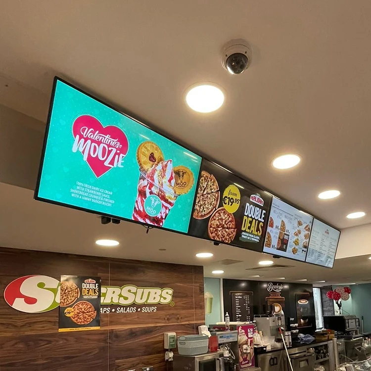 32 43 49 55 Inch Advertising Equipment Indoor Horizontal Vertical Advertising Tv Screens Digital Lcd Display Screen Advertising