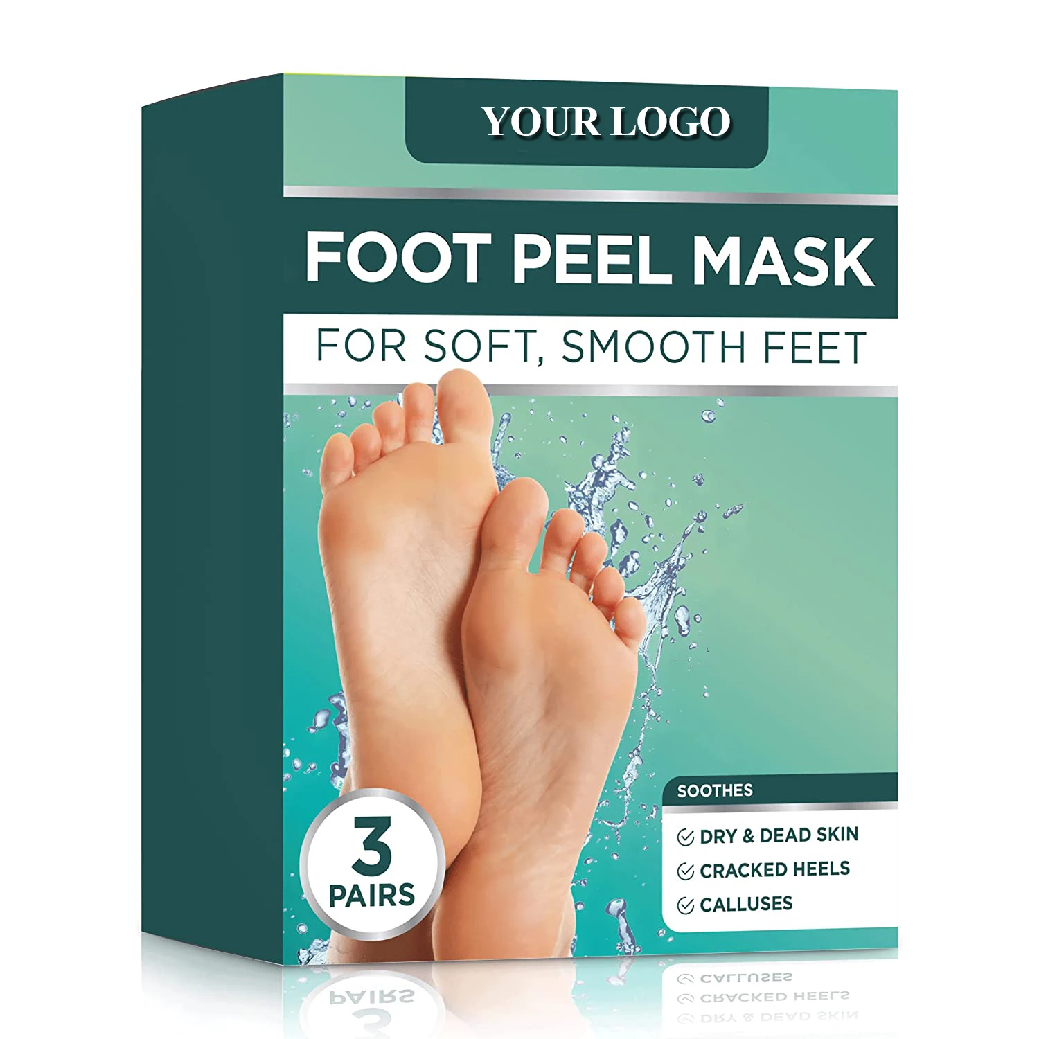 Wholesale Organic Peeling Exfoliating Foot Mask Feet Mask Remove Dead Skin Footmasks Cuticles Heel Foot Care