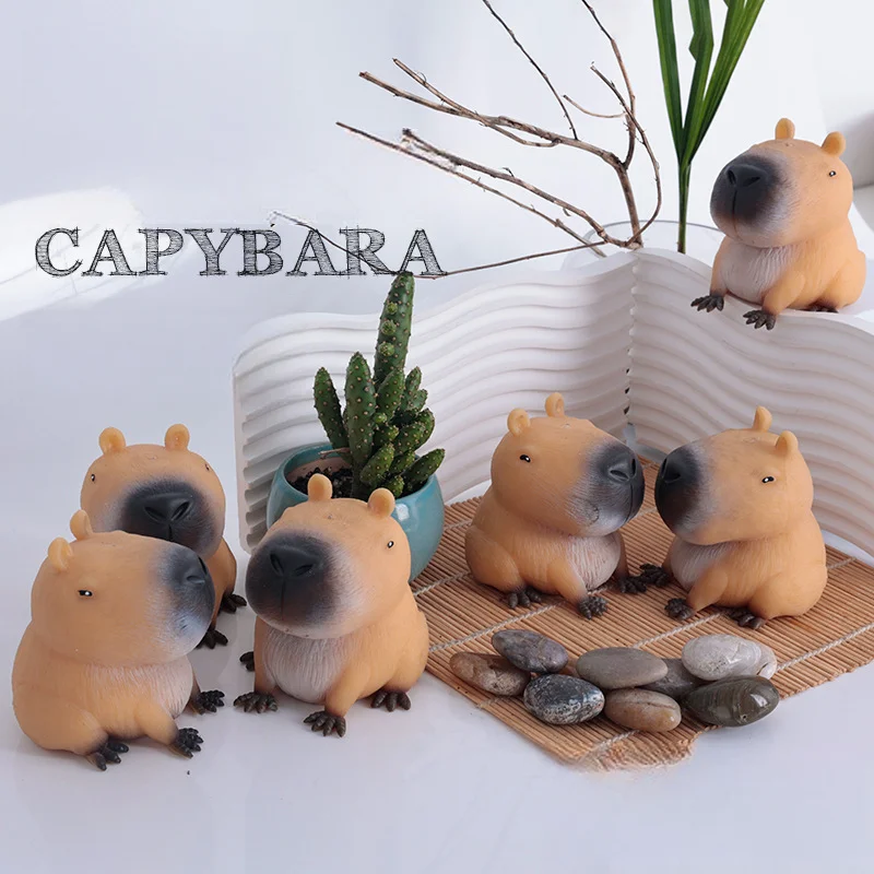 2024 новые игрушки для снятия стресса Capybara мягкие животных