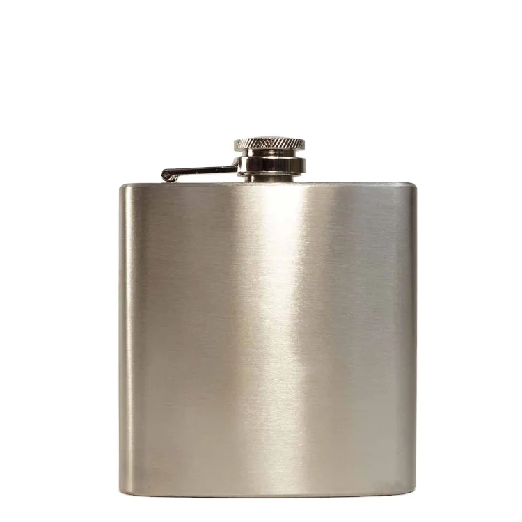 Portable plain UK hot sale LFGB stainless steel 9oz metal liquor hip flask for wholesale