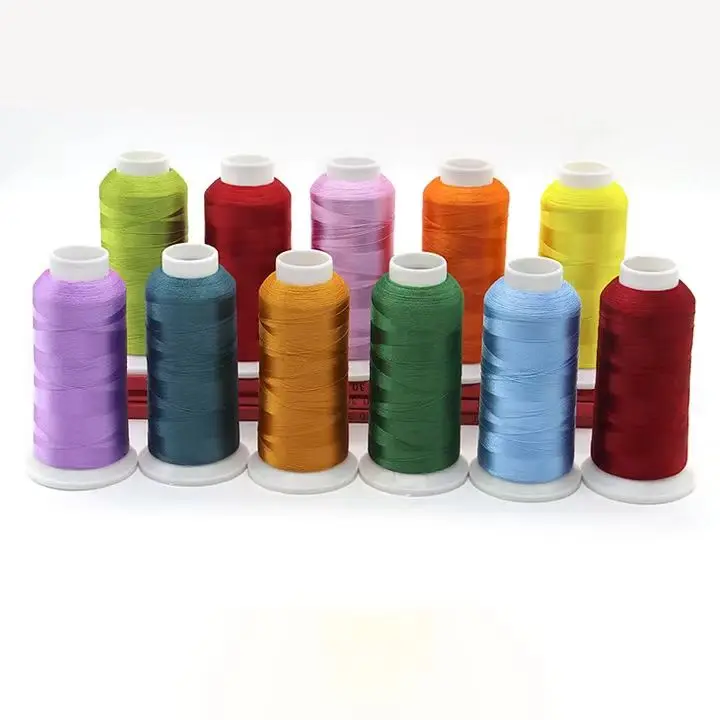 Manufacturer Sell Custom Cheap Price 120D 150D  Embroidery Thread