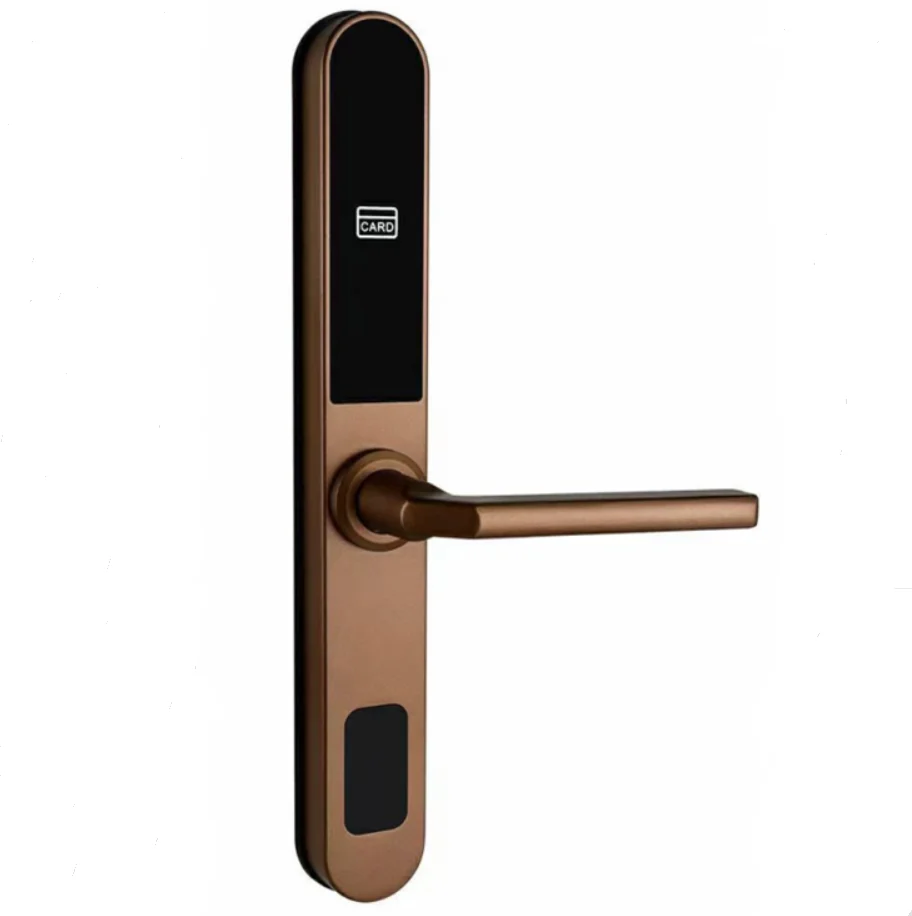 EU hotel lock with EU standard mortise slim hotel door lock with Euro style design and Euro 304 stainless steel mortise