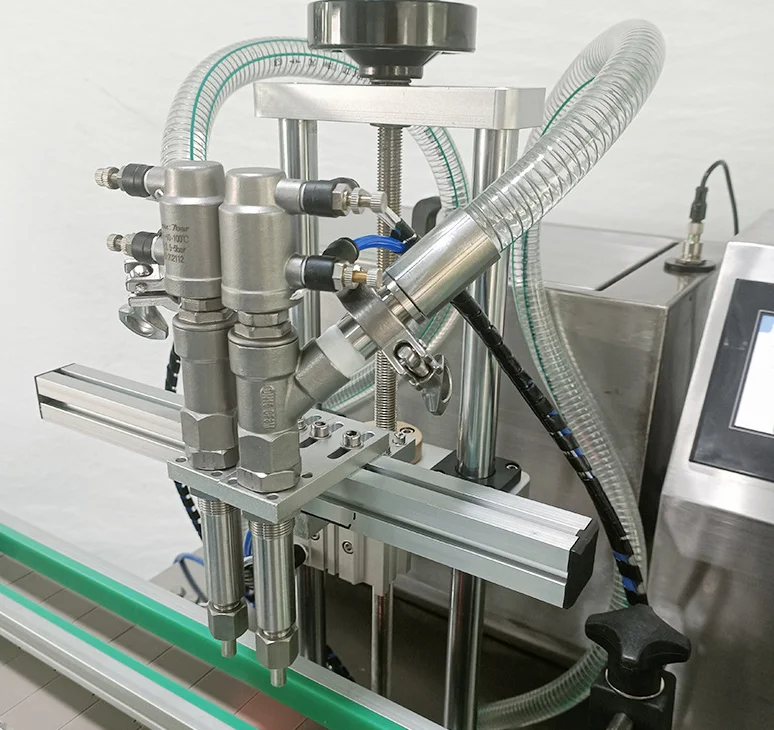 Automatic Single Dosing Paint Glue Cheese Filling Packaging Pasty Jam Jar Machine Lobe/gear Pump With Hopper