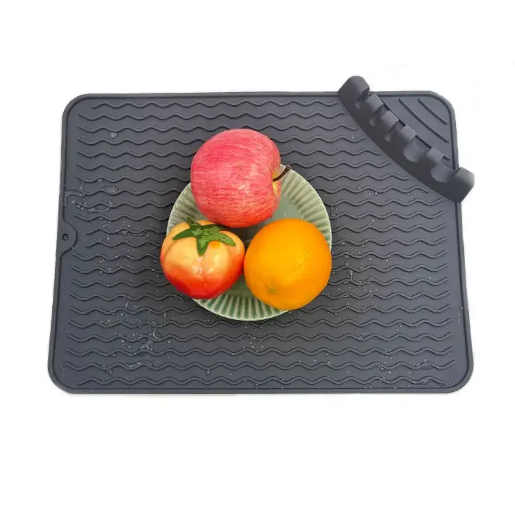 Available silicone shelf tray chopsticks spatula spoon pad spatula holder silicone spoon pot lid holder stand for kitchen