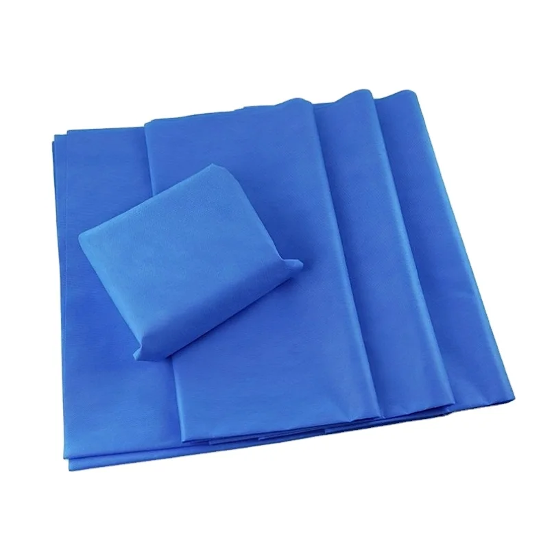 Waterproof S Non woven Fabric PP+PE medical material / smms nonwoven fabric 45g pp spunbond