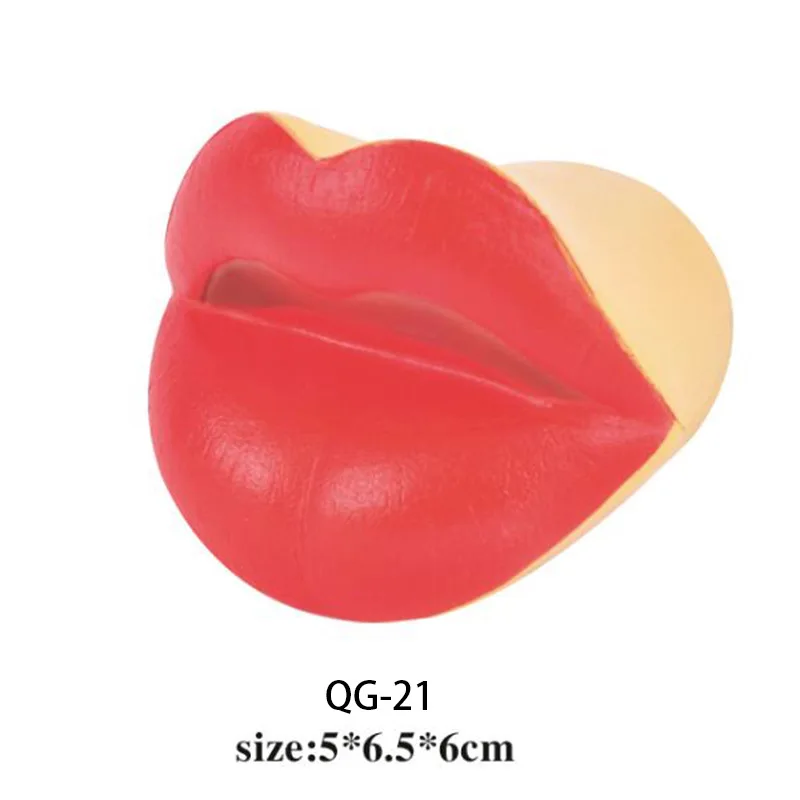 Human Organs Polyurethane PU Foam Mouth Stress Ball Decompression Toys Advertising Promotional Squeeze Toys