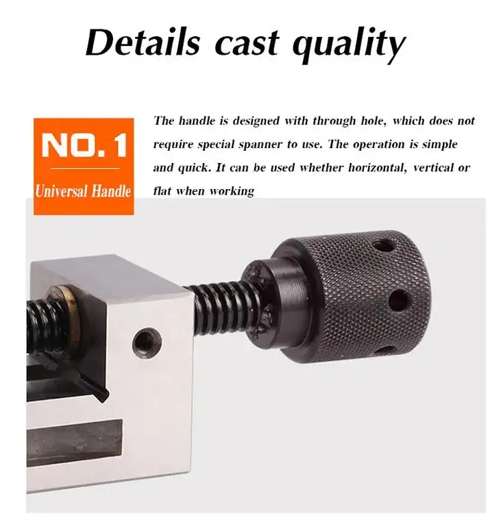 High Quality Small Table Top Bench Drilling Vise QGG88 Flat pliers right-angle vice