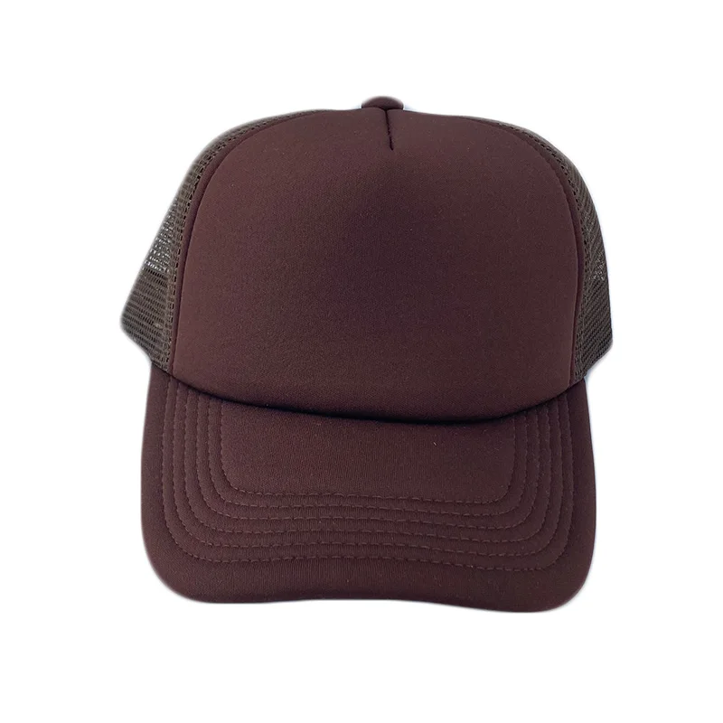 HN0001 Best Selling Gorros Custom Logo Hat Mesh Running Net OTTO Sport Men Baseball Black Foam trucker hat brown
